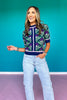 SSYS Laurel Short Sleeve Sweater In Green Tulip