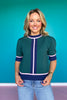 SSYS Laurel Short Sleeve Sweater In Green
