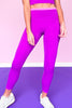 SSYS Orchid Layered Leggings In Neon Pink Contrast