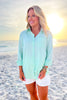 SSYS Collins Preppy Stripe Top In Seafoam