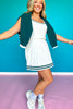 SSYS Wynn Pleated Knit Skort In White