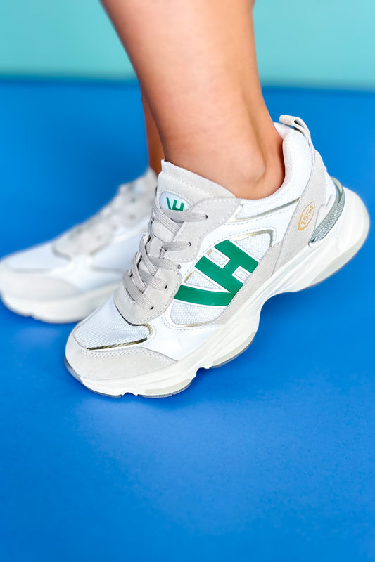 Vintage Havana Green Logo Sneakers