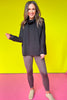 SSYS The Laura Fleece Lined Pullover In Black