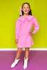 SSYS Kids Pippa Long Sleeve Dress In Pink
