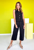 SSYS Jules Barrel Crop Trousers In Black