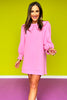 SSYS Pippa Long Sleeve Dress In Pink