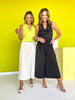 SSYS Sleeveless Gemma Peter Pan Collared Top In Black