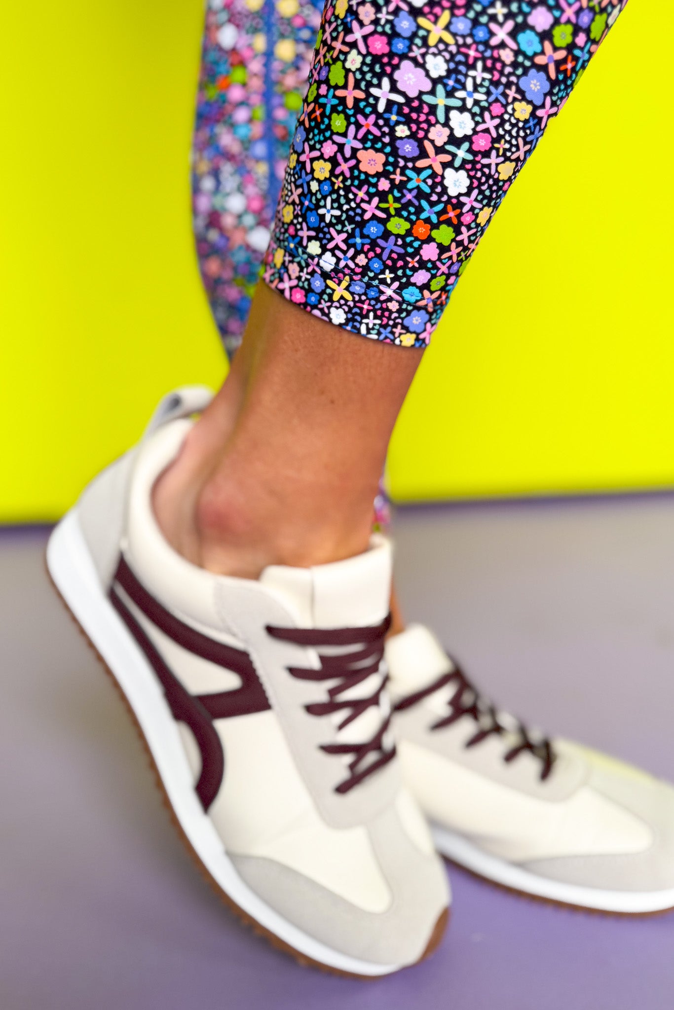 Maroon Spiked Sole Sneakers, ssys by mallory fitzsimmons