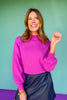 SSYS Merritt Mock Neck Sweater In Orchid