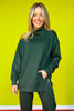 SSYS Gigi Air Mock Neck Pullover In Hunter *FINAL SALE*