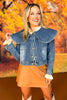 SSYS Eden Peter Pan Collar Denim Jacket *FINAL SALE*