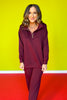 SSYS Ainsley Air Pullover In Maroon *FINAL SALE*