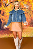 SSYS Eden Peter Pan Collar Denim Jacket *FINAL SALE*