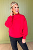 SSYS Wesley Mock Neck Pullover In Red