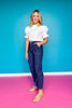 Mica High Rise Barrel Leg Jeans