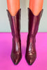 Maroon Cowboy Western Boots