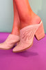 Beige Embroidered Ankle Boots