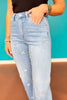 Mica High Rise Wide Leg Rhinestone Bow Embellished Jeans *FINAL SALE*