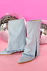 Denim Fold Over Boots, western boots, concert shoes, rodeo, ssys by mallory fitzsimmons