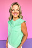 SSYS Sleeveless Solid Pippa Top In Mint *FINAL SALE*