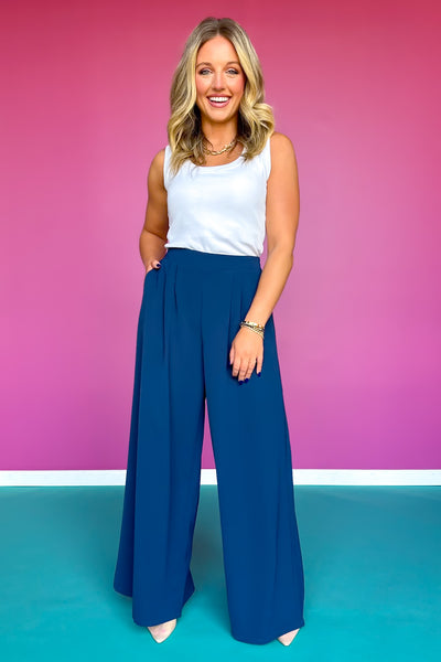 SSYS Jules Trouser Pants In Navy *FINAL SALE*