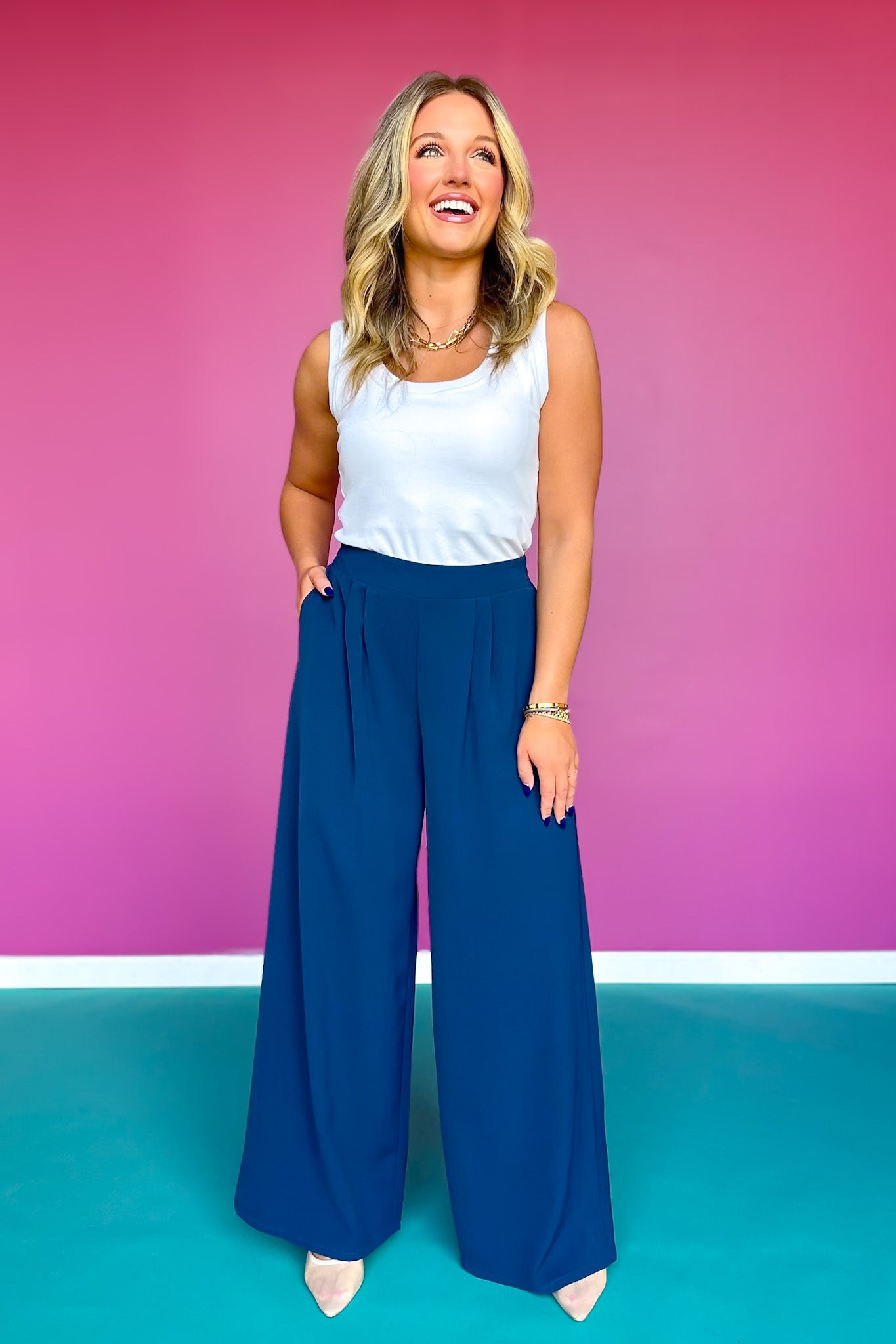 SSYS Jules Trouser Pants In Navy