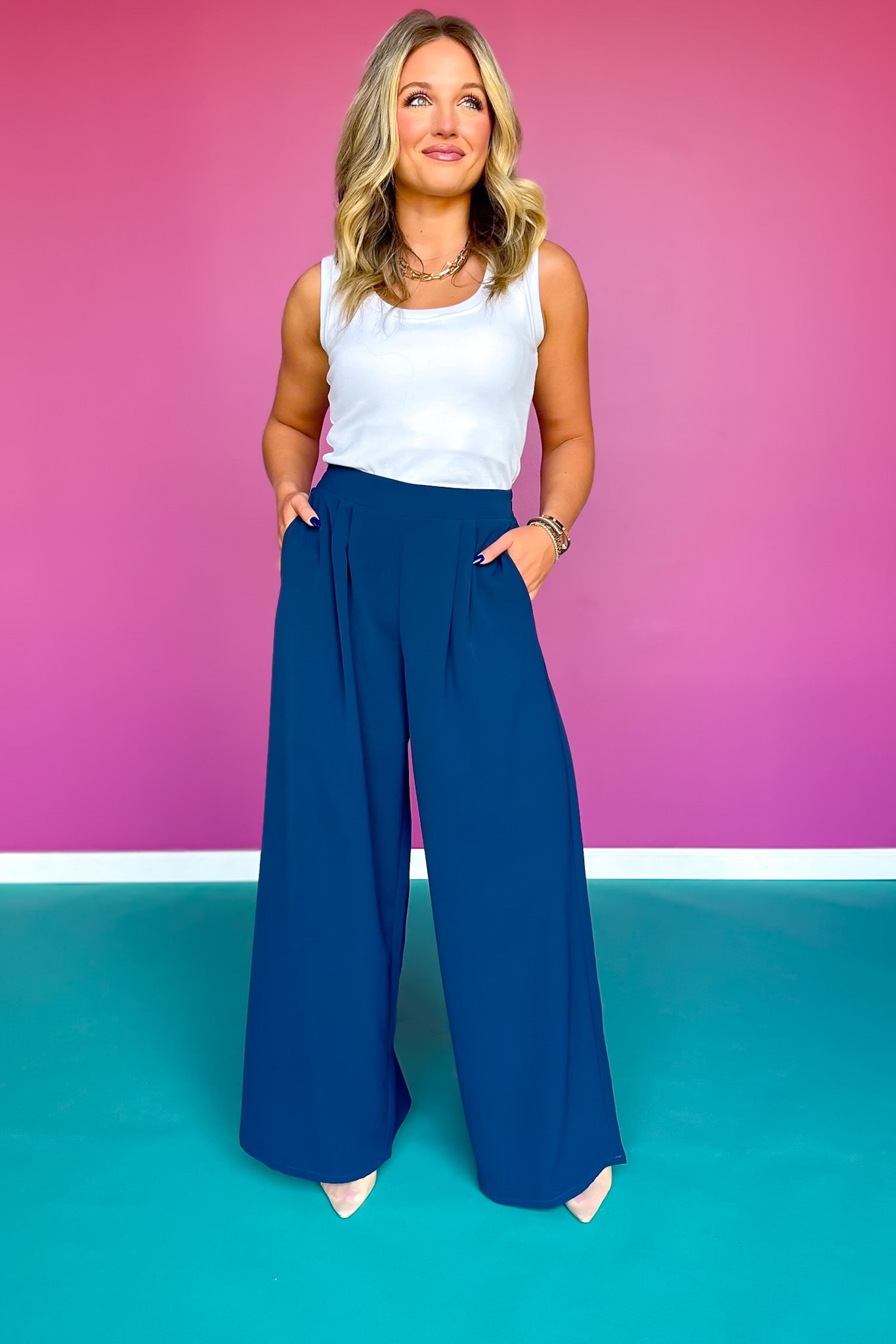 SSYS Jules Trouser Pants In Navy