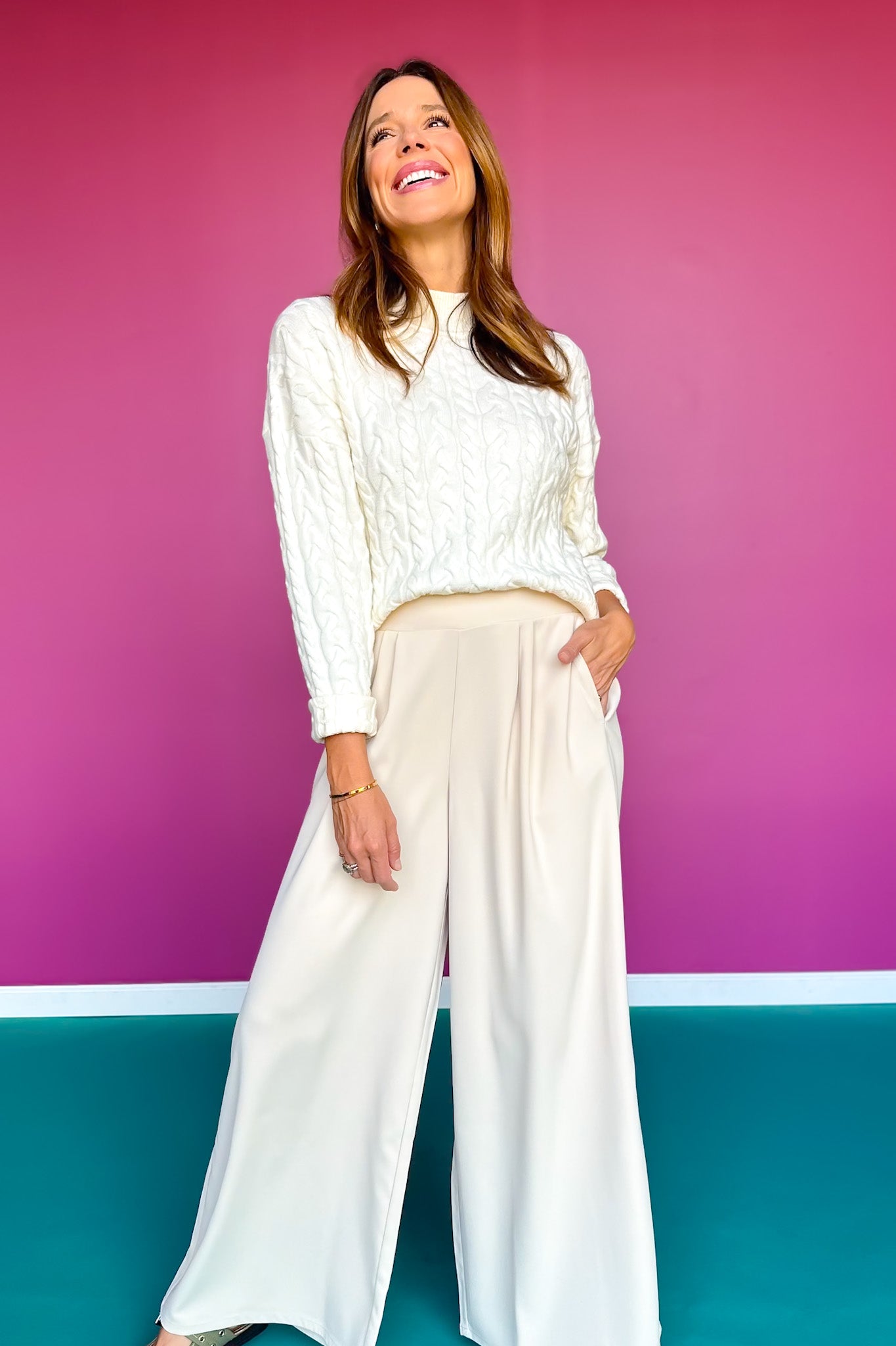SSYS Jules Trouser Pants In Bone
