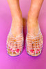 Clear Woven Jelly Flats
