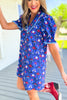 SSYS Gemma Peter Pan Collared Dress In Royal Light Blue Scallop Floral, ssys exclusive, ssys print, easy to wear, must have dress, ssys by mallory fitzsimmons