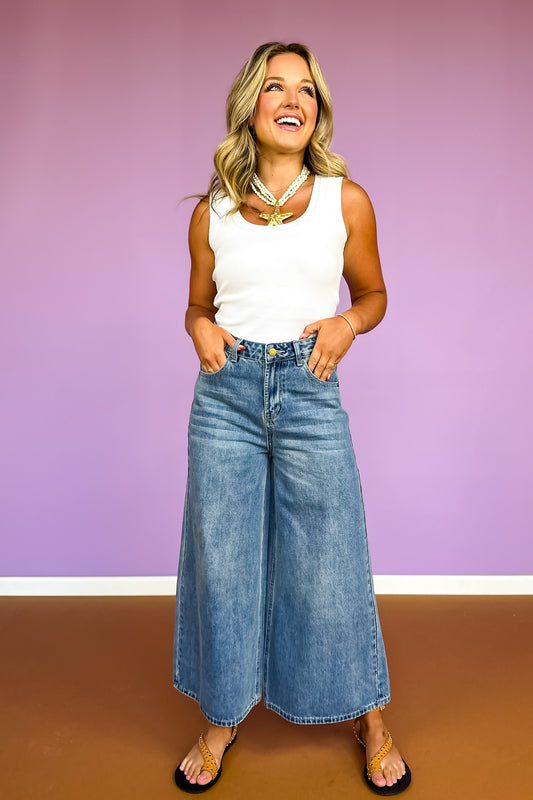 SSYS Cropped Victoria Wide Leg Jeans