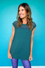 SSYS Short Sleeve Mesh Active Top In Hunter