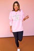 SSYS Team Jesus Scripture Sweatshirt In Baby Pink