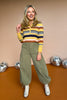 Olive Mid Rise Cinch Tie Ankle Balloon Style Pants, must have pants, must have style, street style, fall style, fall fashion, fall pants, elevated style, elevated pants, mom style, shop style your senses by mallory fitzsimmons, says by Mallory Fitzsimmons