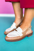 Tan Contrast Slingback Loafers
