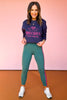 SSYS Rubies Scripture Sweatshirt In Navy