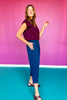 SSYS Jules Barrel Crop Trousers In Navy