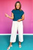 SSYS Jules Barrel Crop Trousers In Bone