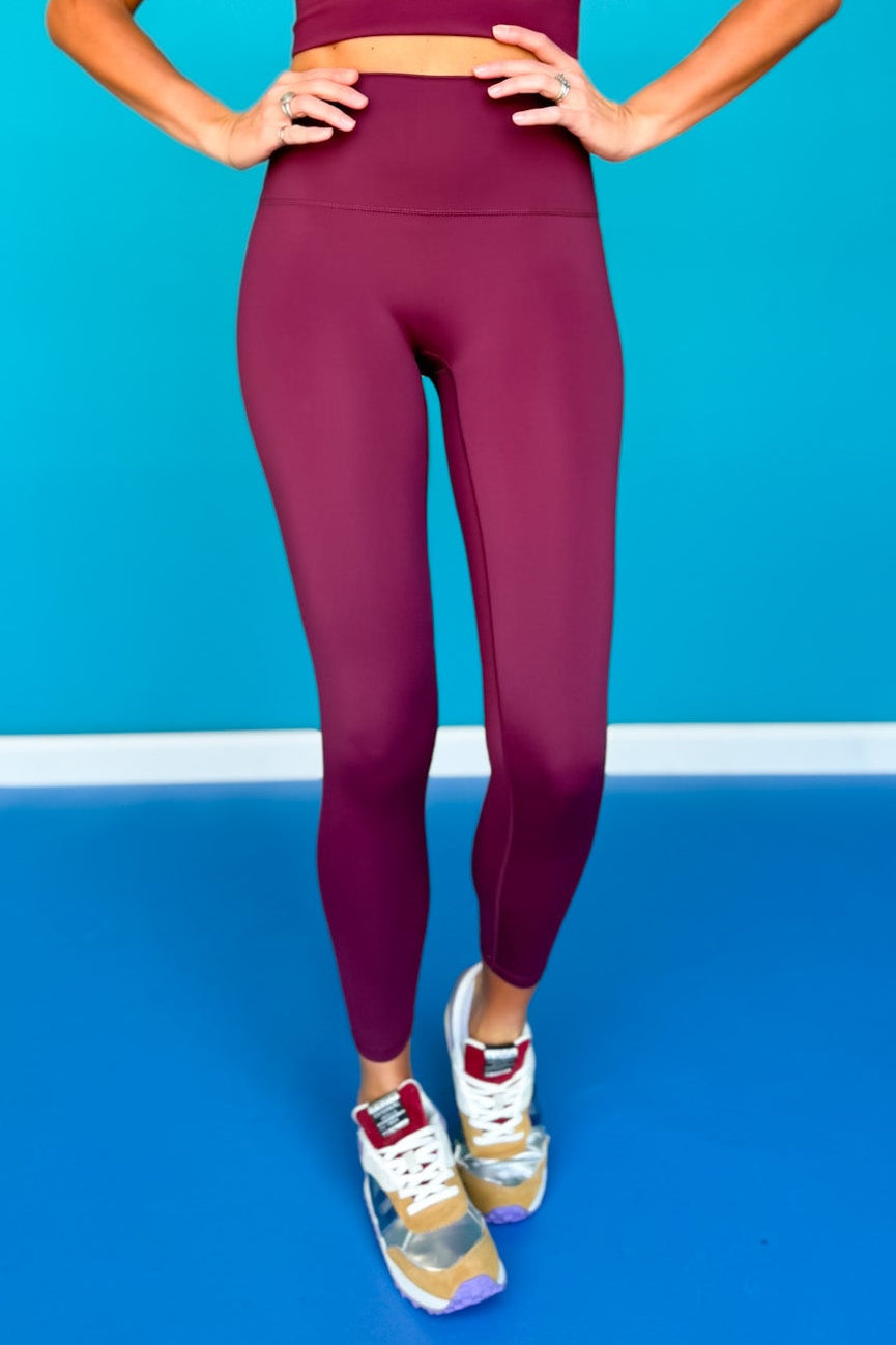 SSYS Maroon Incognito High Waist Leggings