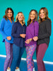 SSYS Honeycomb 1/2 Zip Long Sleeve Active Top In Navy