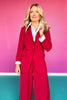 SSYS Jules Blazer In Maroon