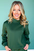 SSYS Scuba Cowl Neck Sweatshirt In Hunter