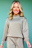 SSYS Scuba Cowl Neck Sweatshirt In Olive