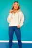 SSYS Ainsley Cropped Air Pullover In Ivory
