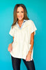 SSYS Hooded Genni Top In Ivory