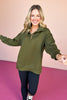 SSYS Ainsley Air Pullover In Olive