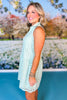 SSYS Kendall Dress In Mint Eyelet, unique cut out design, v-neck collar, easter dress, church dress, spring dress, exclusive design, ssys by mallory fitzsimmons