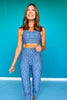 SSYS Cornflower Floral High Waist Seamless Butter Leggings