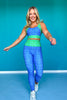 SSYS Blue Green Mix Animal Incognito Leggings