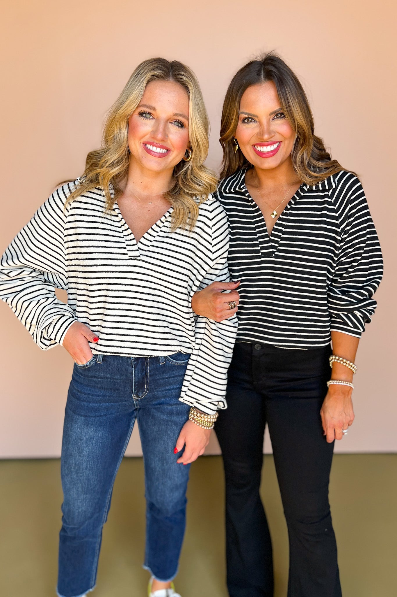 Cream Striped Knit V Neck Top, must have top, must have style, fall style, fall fashion, elevated style, elevated style, mom style, shop style your senses by mallory fitzsimmons, ssys by mallory fitzsimmons
